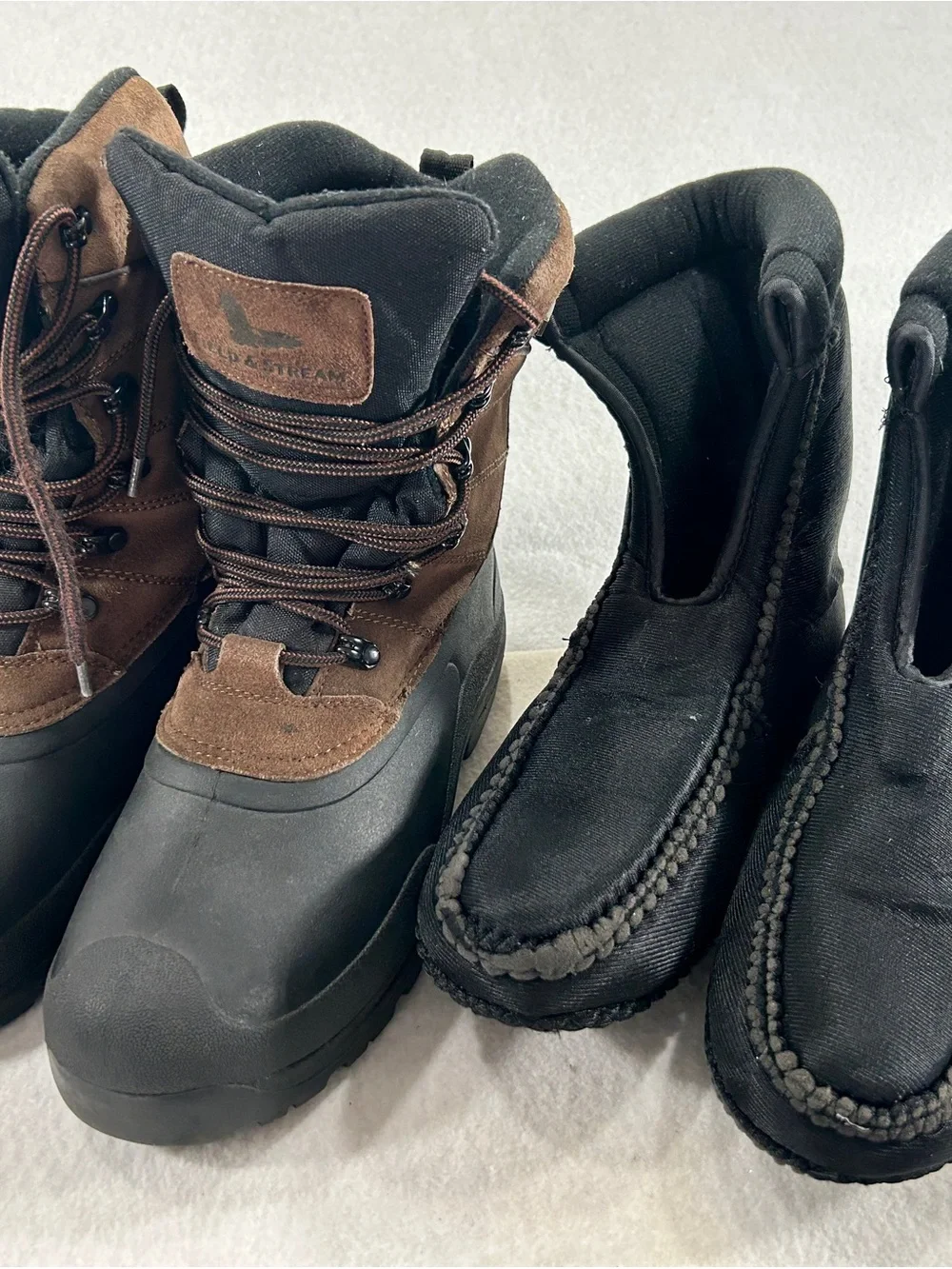 Field & Stream Brown and Black Waterproof Lace-Up Men's Boots